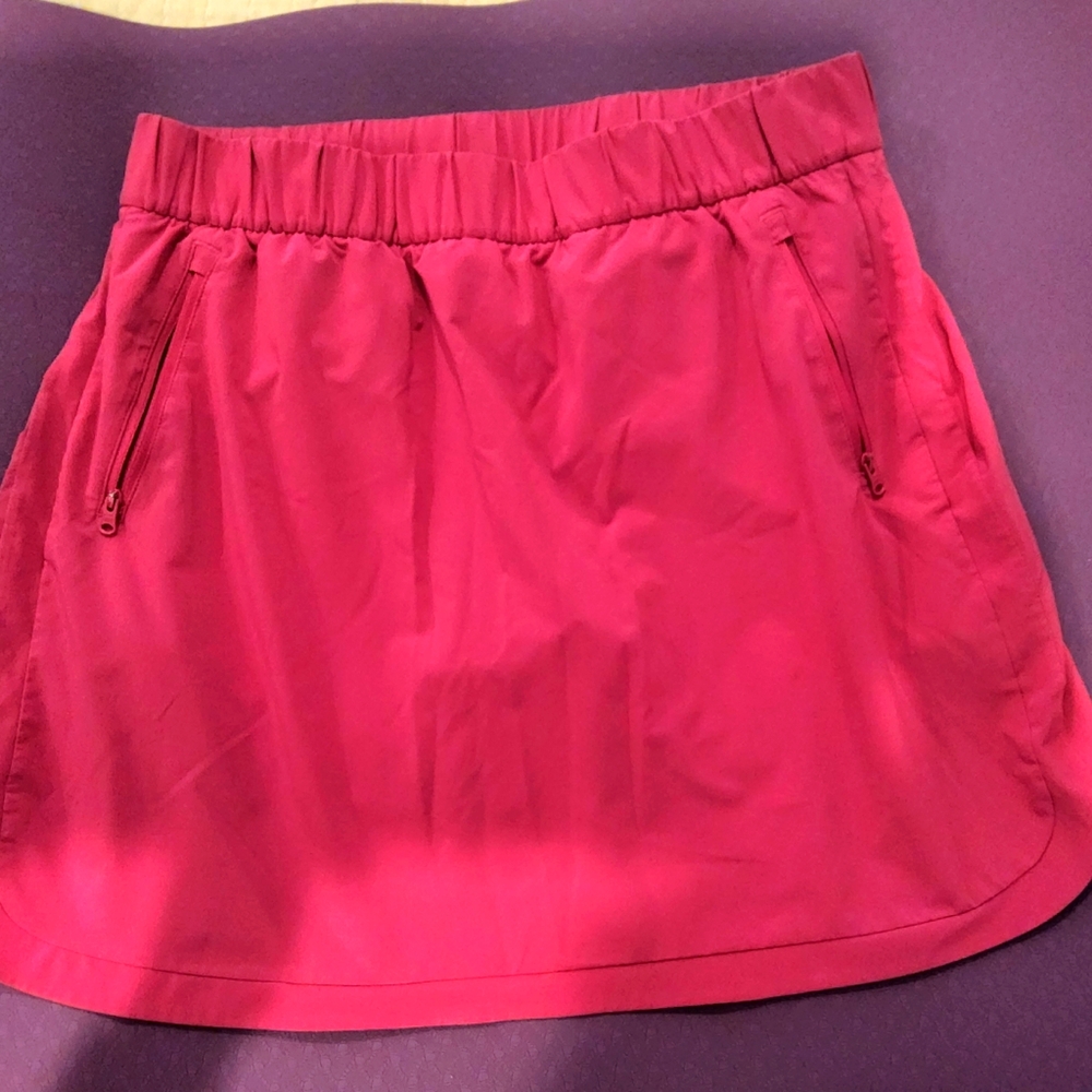 Talbots Pink Skort with Zippered Pockets.  Large